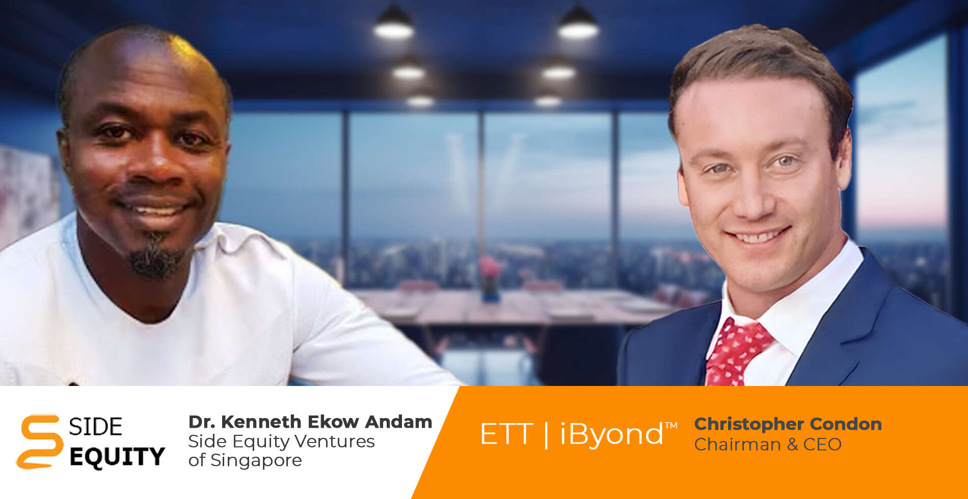 Christopher Condon, Chairman and CEO of ETT iByond, Joins Side Equity